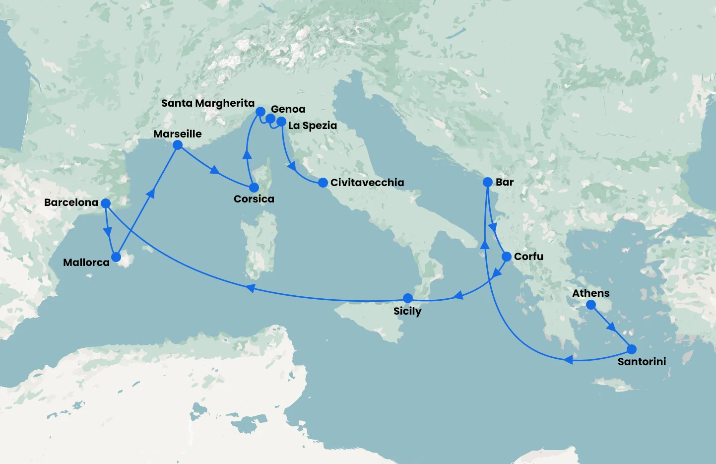 Ancient Explorer - Athens to Rome - with Sun Princess